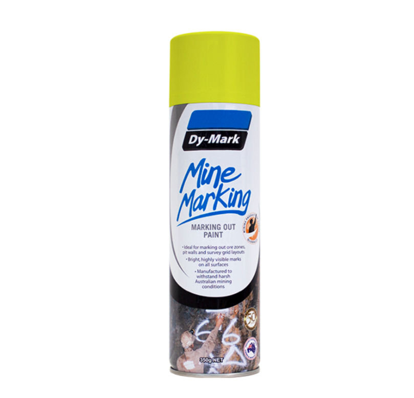 Mine Marking Horz Fluoro Yellow, 350g 38013525