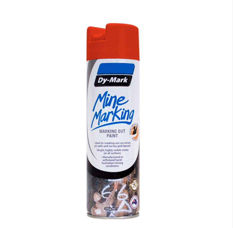 Dy-Mark Mine Marking Vertical Orange 350g