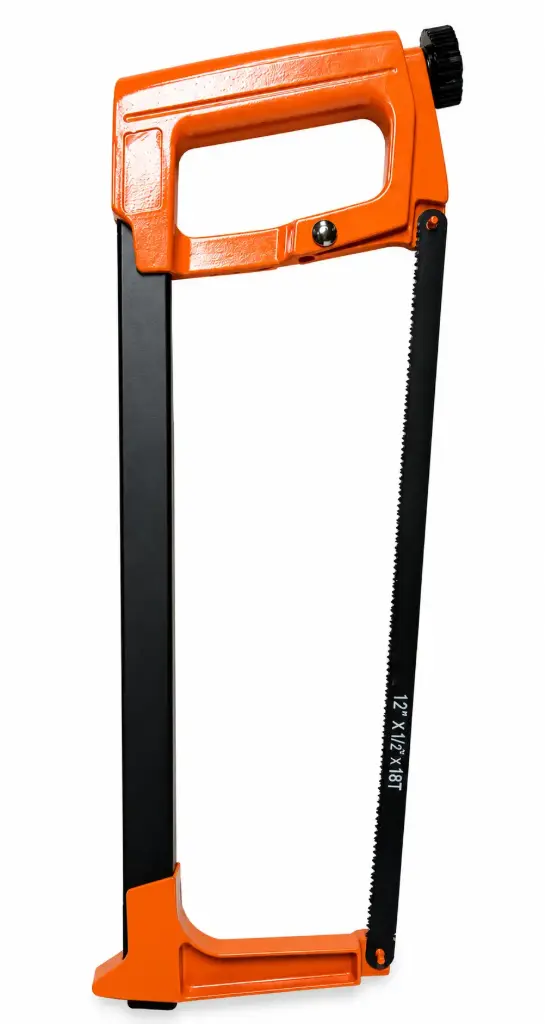 Hacksaw; steel frame; size: 12-1/2in-18T; T5L2Y3 HS1