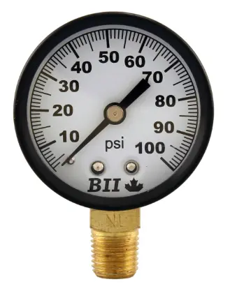 [20875038] Boshart 160 PSI Gauge #PG 1/4″ CBM-0-160 